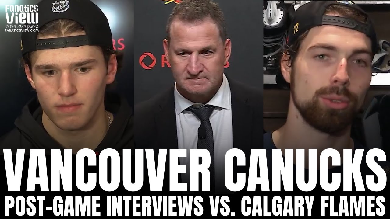Adam Foote, Braeden Cootes & Filip Chytil Recap Vancouver Canucks Opening Night Win vs. Calgary