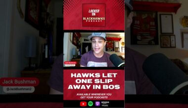 Chicago Blackhawks Fall 4-3 (OT) To Boston Bruins, Drop First Two Games of New Season