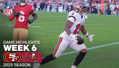 San Francisco 49ers vs. Tampa Bay Buccaneers Game Highlights | NFL 2025 Season Week 6