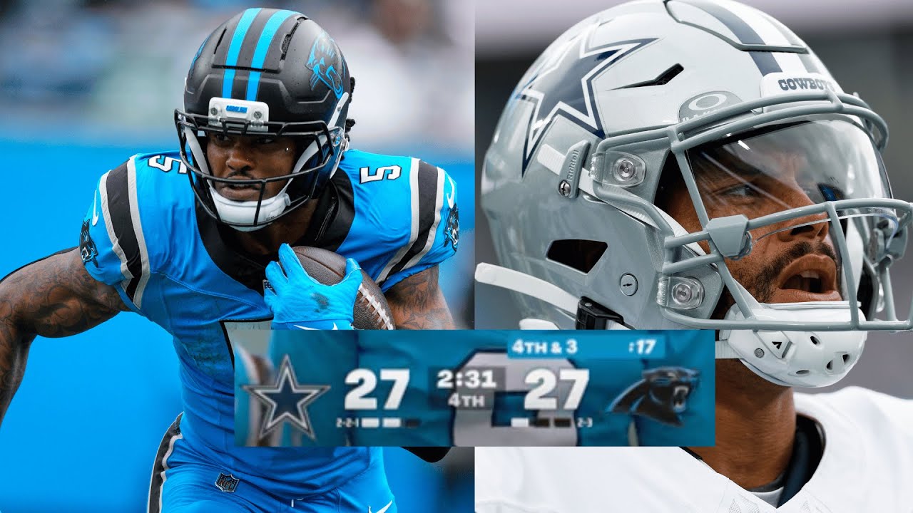 Down to the Wire! Panthers methodically move down the field vs. Cowboys