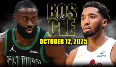 Boston Celtics vs Cleveland Cavaliers Full Game Highlights - October 12, 2025 | NBA Preseason