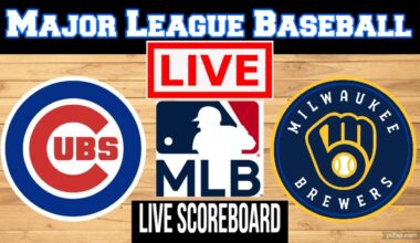 Live: Chicago Cubs Vs Milwaukee Brewers | MLB | Division Series | Play by Play | Live Scoreboard