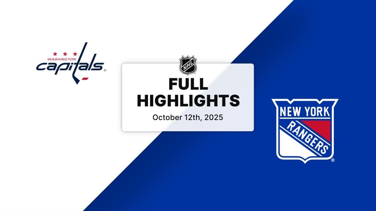 NHL Highlights | Capitals vs. Rangers | October 12, 2025
