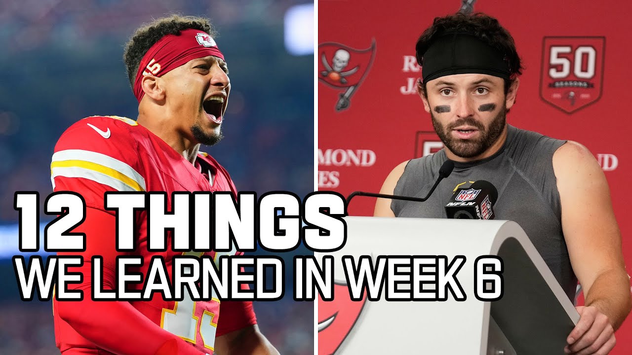 12 Things We Learned on Sunday of Week 6