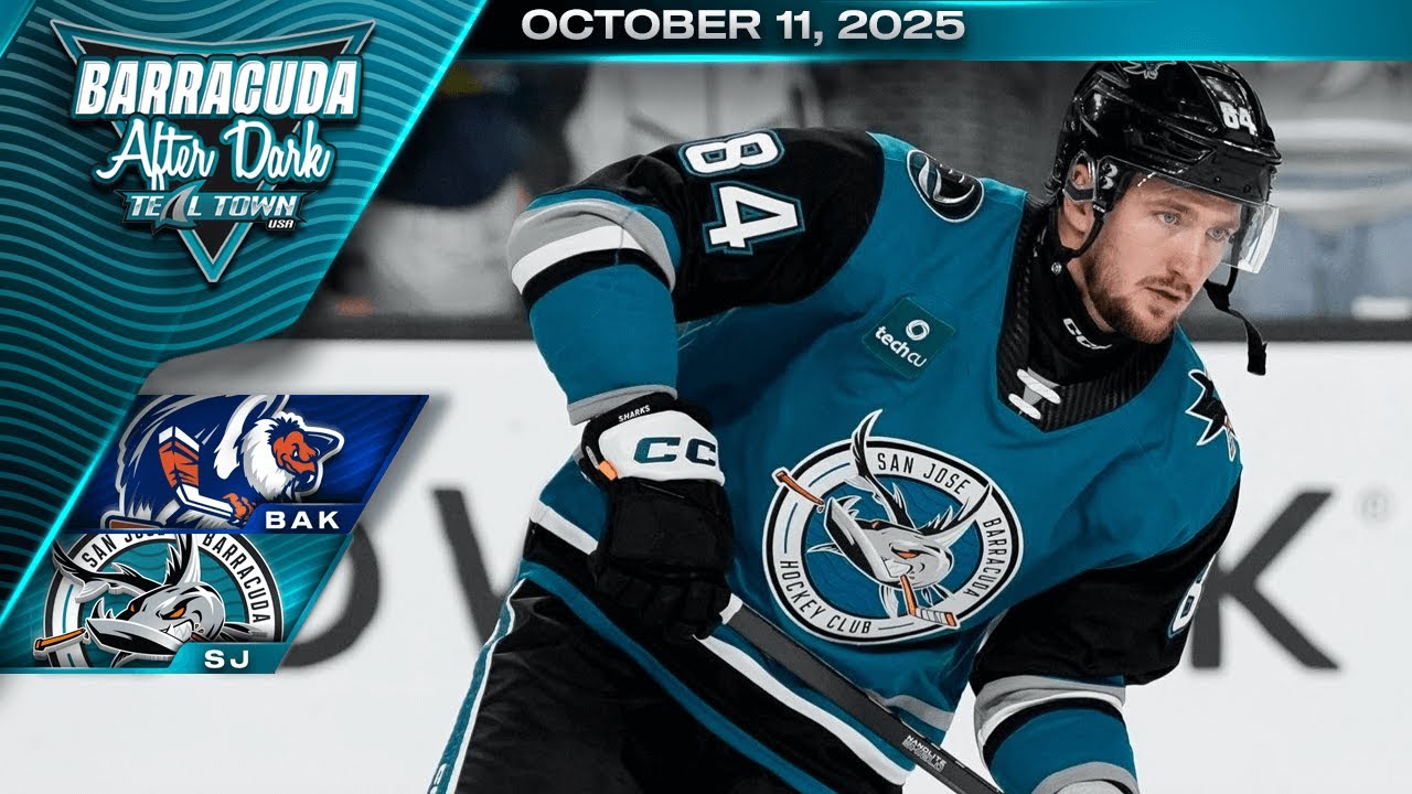 San Jose Barracuda vs Bakersfield Condors - 10/11/2025 - Teal Town USA After Dark (Postgame)