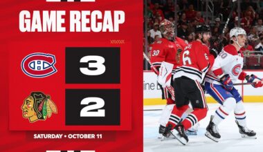 Blackhawks vs. Canadiens Game Highlights | 10.11.25