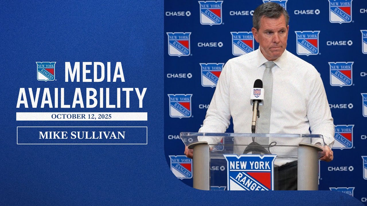 NYR vs WSH: Mike Sullivan Postgame Media Availability | Oct. 12