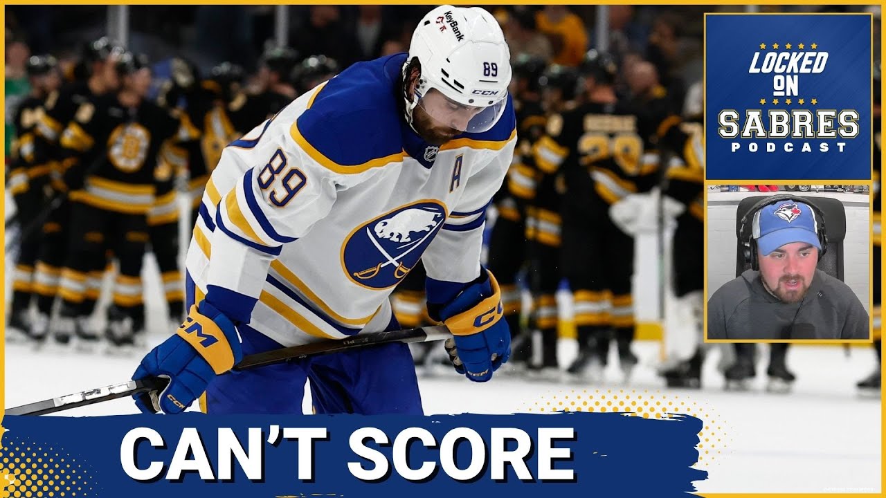 The Buffalo Sabres have a goal scoring problem that showed it's face again in Boston
