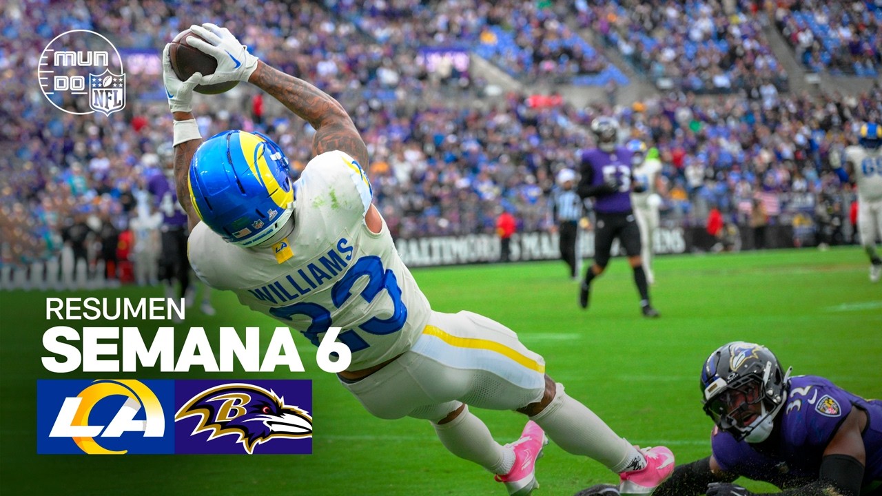 Los Angeles Rams vs. Baltimore Ravens | Resumen NFL en español - Semana 6 | NFL Highlights 2025