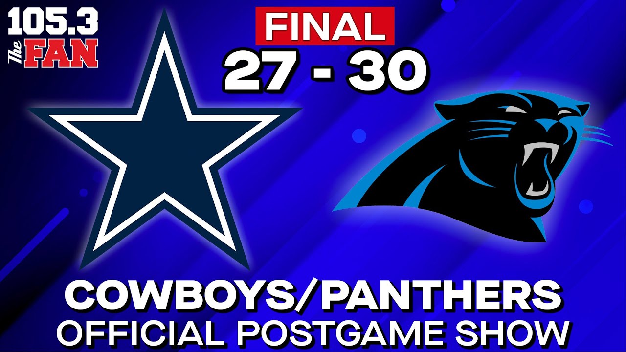 Cowboys vs Panthers Postgame Show