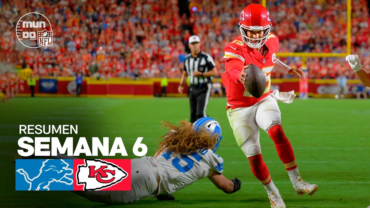 Detroit Lions vs. Kansas City Chiefs | Resumen NFL en español - Semana 6 | NFL Highlights 2025