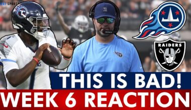 10 STEPS BACK! Tennessee Titans Lose to Las Vegas Raiders 20-10 in NFL Week 6 | Reaction