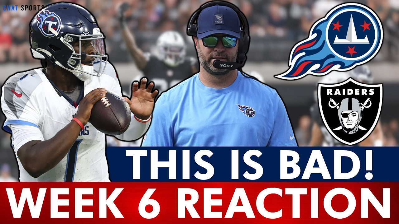 10 STEPS BACK! Tennessee Titans Lose to Las Vegas Raiders 20-10 in NFL Week 6 | Reaction