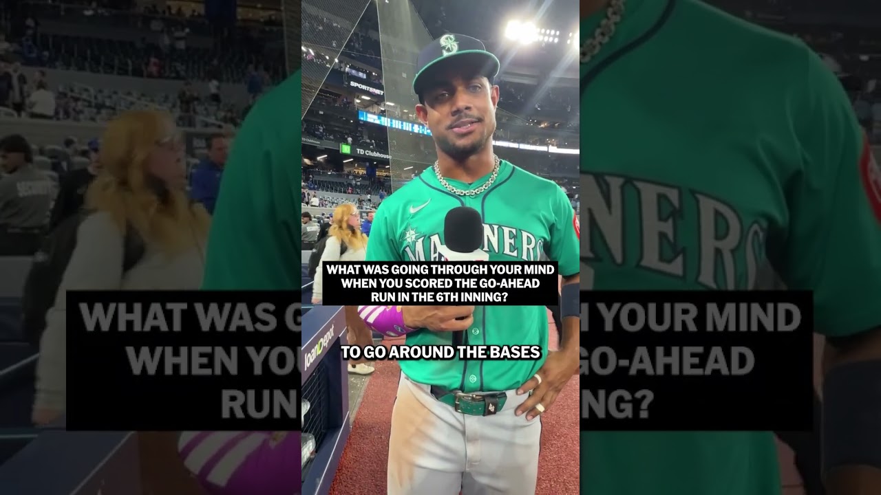 Julio Rodríguez breaks down a gutsy Mariners Game 1 victory! #ALCS