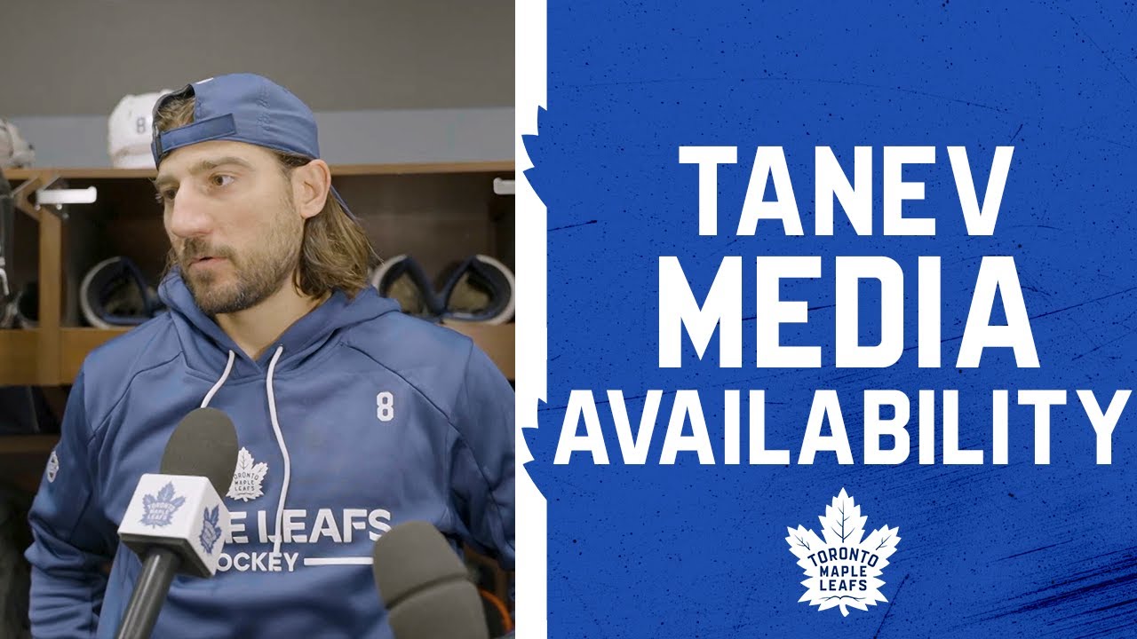 Chris Tanev | Pre Game at Detroit Red Wings | October 11, 2025