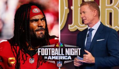 49ers will be 'different team' without LB Fred Warner vs. Atlanta Falcons | FNIA | NFL on NBC