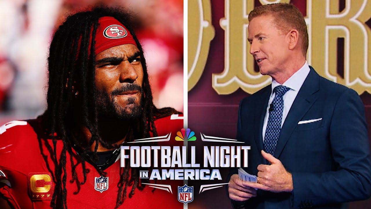 49ers will be 'different team' without LB Fred Warner vs. Atlanta Falcons | FNIA | NFL on NBC