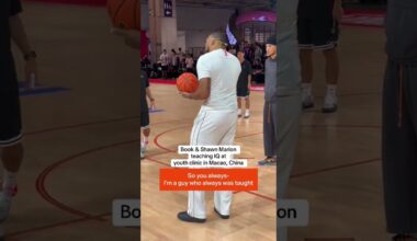 The best in the game, teaching the youth #shorts | Phoenix Suns | Devin Booker