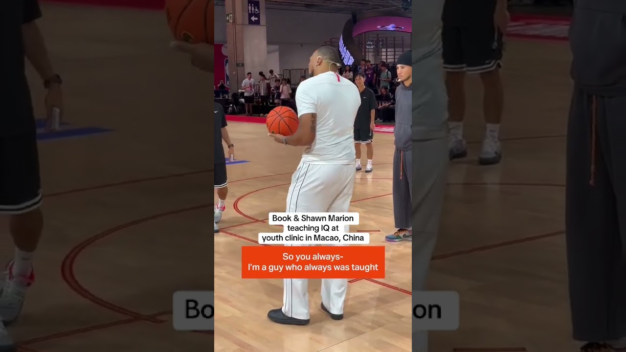 The best in the game, teaching the youth #shorts | Phoenix Suns | Devin Booker