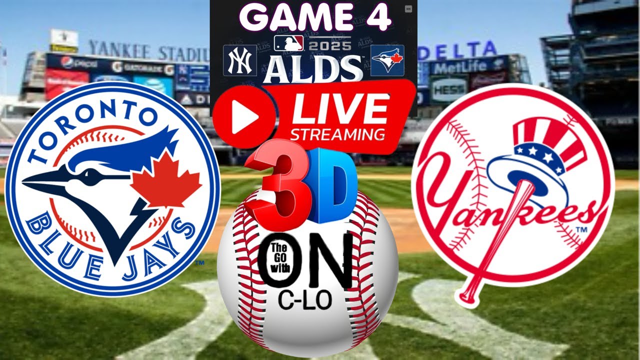 🔴New York Yankees vs Toronto Blue Jays Live ALDS MLB Baseball. Play by Play 3D Presentation & More!