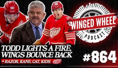 McLELLAN LIGHTS A FIRE & RED WINGS BOUNCE BACK - Winged Wheel Podcast - Oct. 12th, 2025