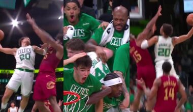 Boston Celtics bench COULDN'T BELIEVE this Wendell Moore Jr.'s poster dunk (10/12/2025)