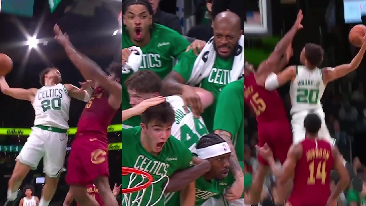 Boston Celtics bench COULDN'T BELIEVE this Wendell Moore Jr.'s poster dunk (10/12/2025)