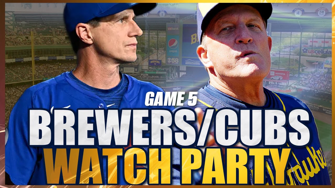 Milwaukee Brewers vs Chicago Cubs – Win Or Go Home - Game 5 | Watch Party LIVE