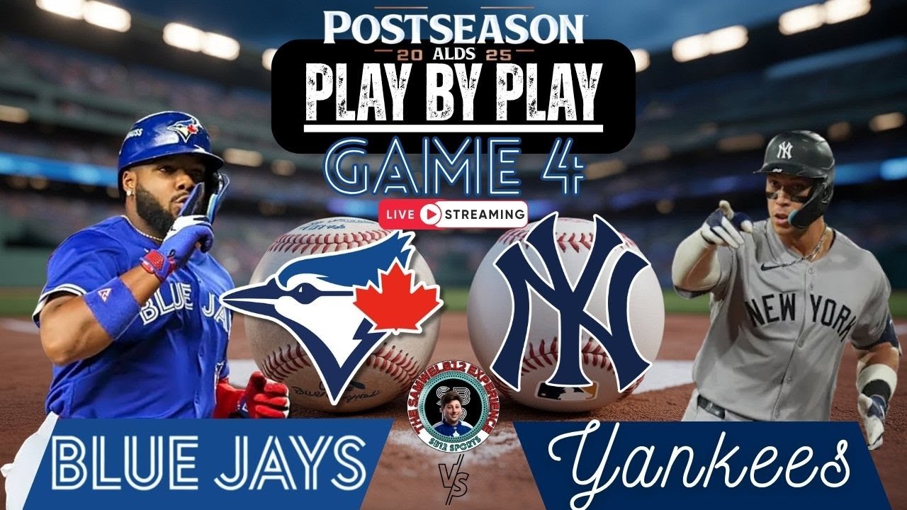 🧢 LIVE:  Toronto Blue Jays vs New York Yankees MLB ALDS Showdown & Reactions!
