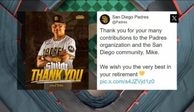 BREAKING NEWS: Padres manager Mike Shildt announces his retirement after two seasons in San Diego