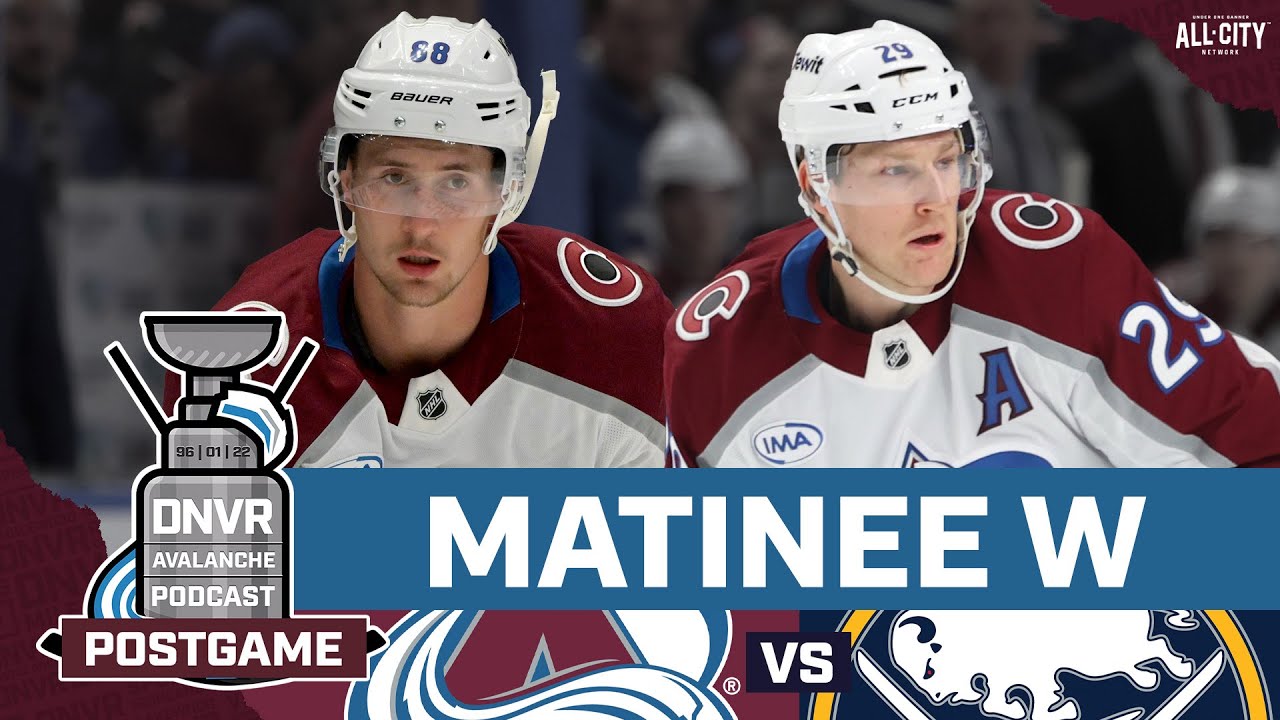 Matinee Mackinnon gets Colorado Avalanche win over Buffalo Sabres