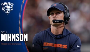 Ben Johnson on Week 4 win over Las Vegas Raiders | Chicago Bears