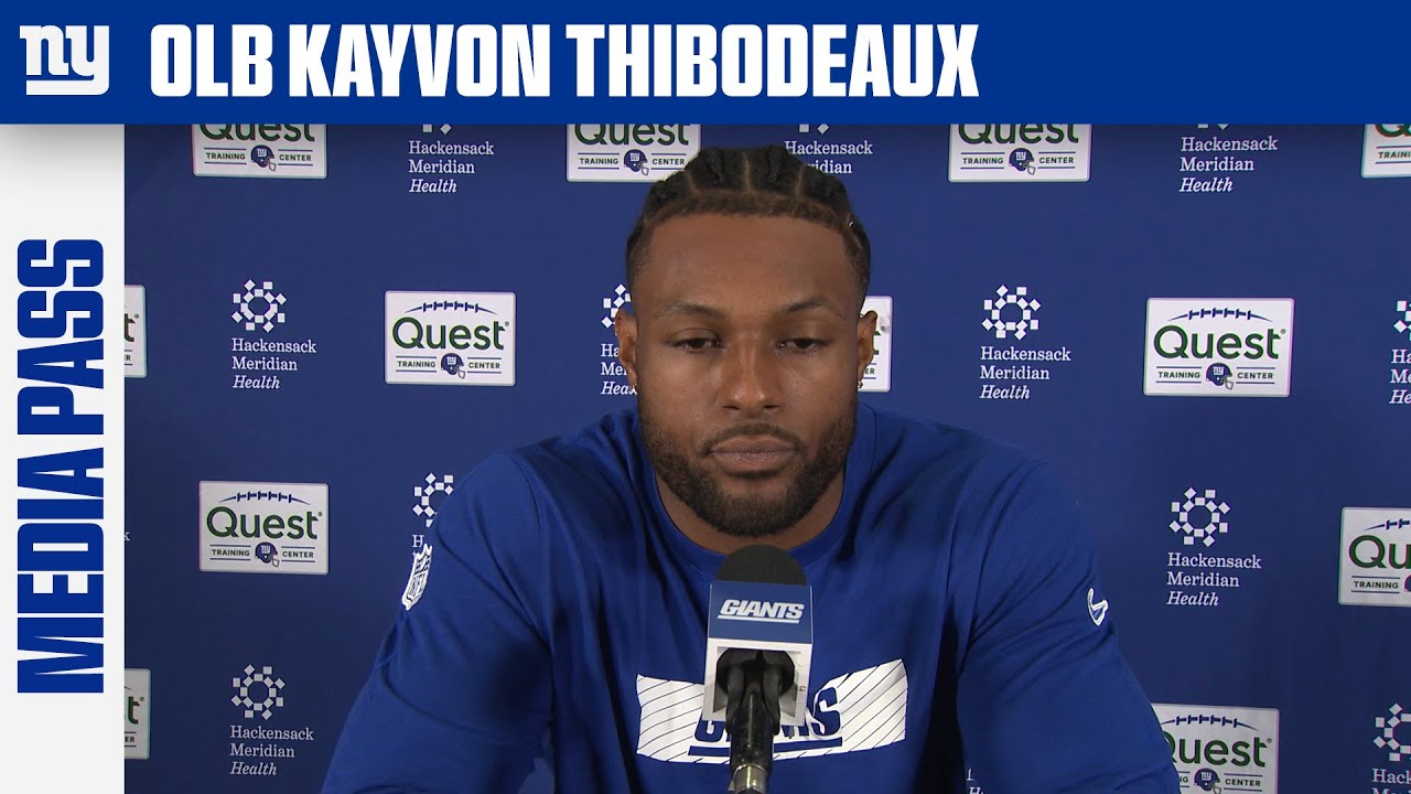 Kayvon Thibodeaux: "We're going to play physical" | New York Giants