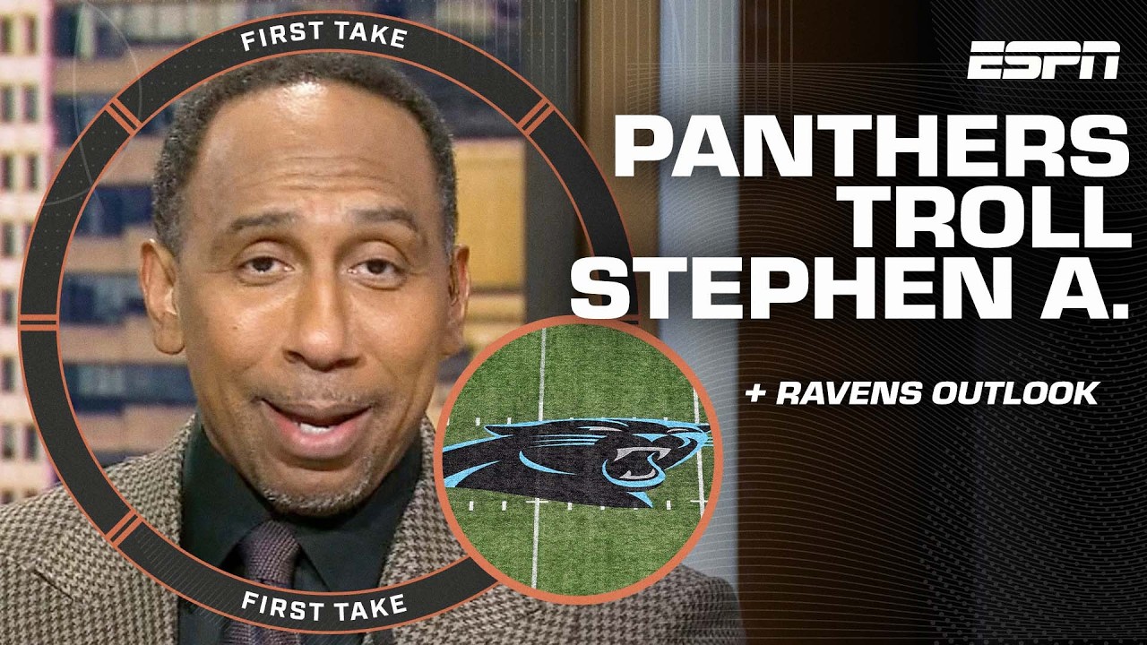 The Carolina Panthers TROLL Stephen A. after Week 6 win over the Dallas Cowboys 🤣 | First Take