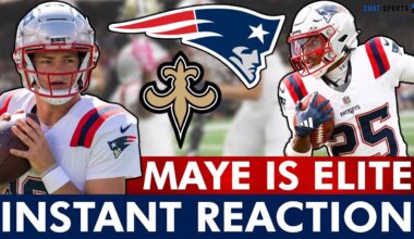 3 STRAIGHT WINS! Patriots vs. Saints Instant Reaction After BIG Win In NFL Week 6