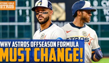 MAJOR factors influencing CHANGE in Astros offseason formula