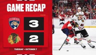 Blackhawks at Panthers Game Highlights | 10.7.25