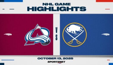 NHL Highlights | Avalanche vs. Sabres - October 13, 2025
