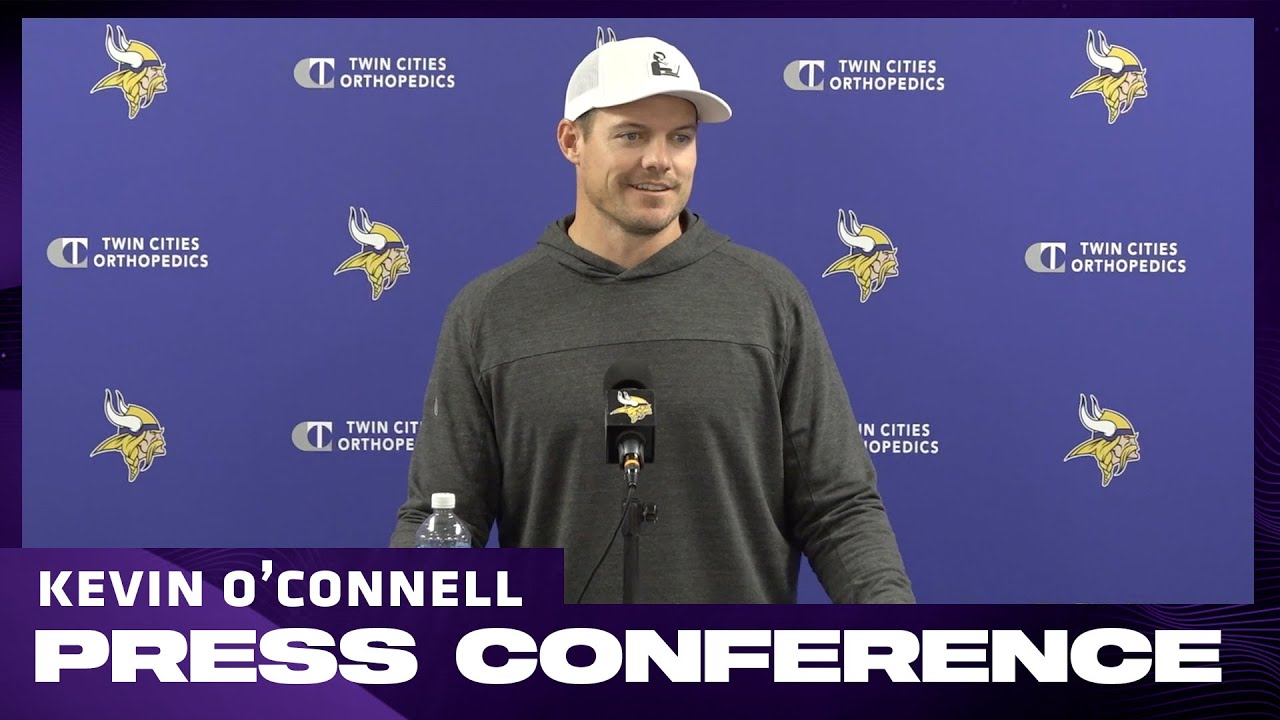 Kevin O'Connell on Team's Injury Updates, J.J. McCarthy, Quarterback Position for Eagles Game