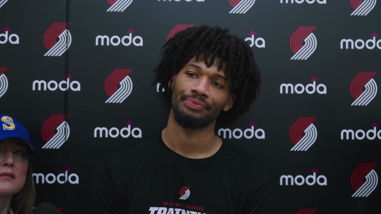 Shaedon Sharpe on his Approach, Teammates and Performance | Portland Trail Blazers