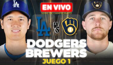 LOS ANGELES DODGERS vs MILWAUKEE BREWERS 🔴 EN VIVO [JUEGO 1 - SERIE DE CAMPEONATO 2025] 🎙️NARRACIÓN