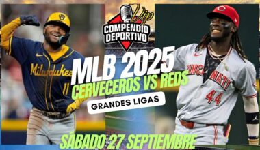 🔴 CINCINNATI REDS VS CERVECEROS DE MILWAUKEE EN VIVO SÁBADO 27 SEPTIEMBRE💥#MLB 2025