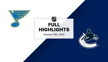 NHL Highlights | Blues vs. Canucks | October 13, 2025