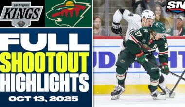 Los Angeles Kings at Minnesota Wild | FULL Shootout Highlights - October 13, 2025
