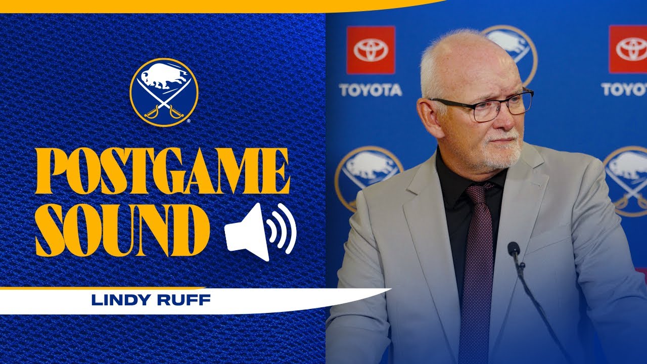 "Have To Stay Positive" | Lindy Ruff After 3-1 Loss To Colorado Avalanche | Buffalo Sabres