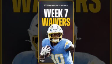 Top WAIVER ADDS For Week 7 in the NFL! #shorts