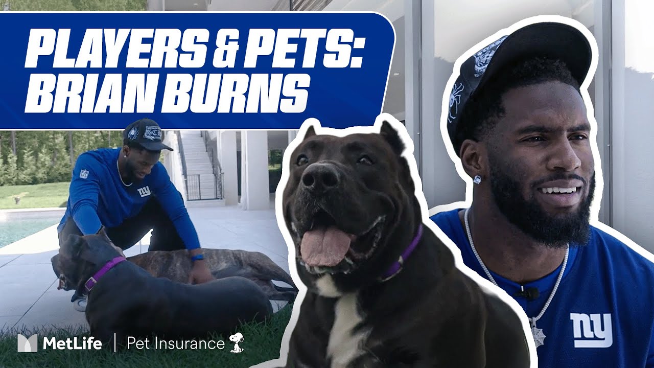 Players & Pets: Brian Burns | New York Giants