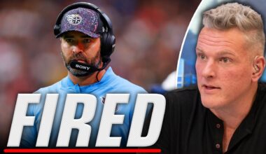Titans Fire HC Brian Callahan "After Horrendous Start To Season," 4-19 Record | Pat McAfee Show