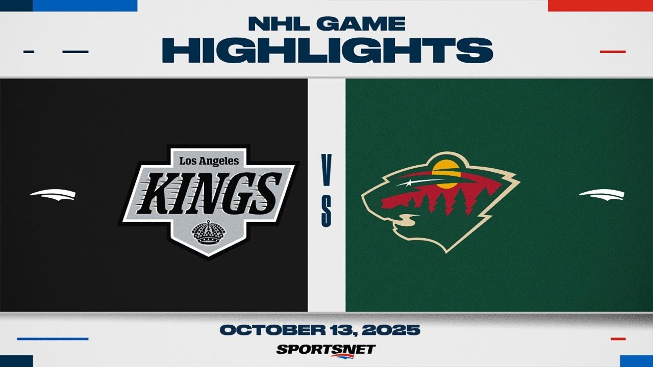 NHL Highlights | Kings vs. Wild - October 13, 2025