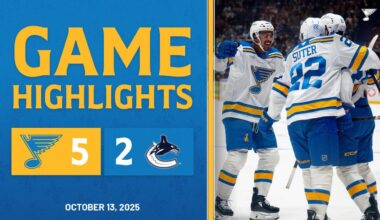 Game Highlights: Blues 5, Canucks 2